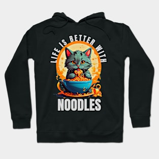 Meow-nificent Noodle Delight Hoodie